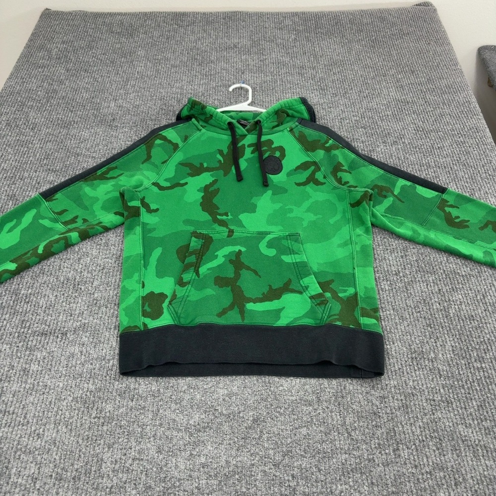 Boston Celtics Nike Hoodie Mens S Green Cotton Camo Pullover Basketball Sports